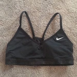 Black nike bra